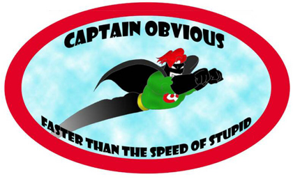 captain obvious